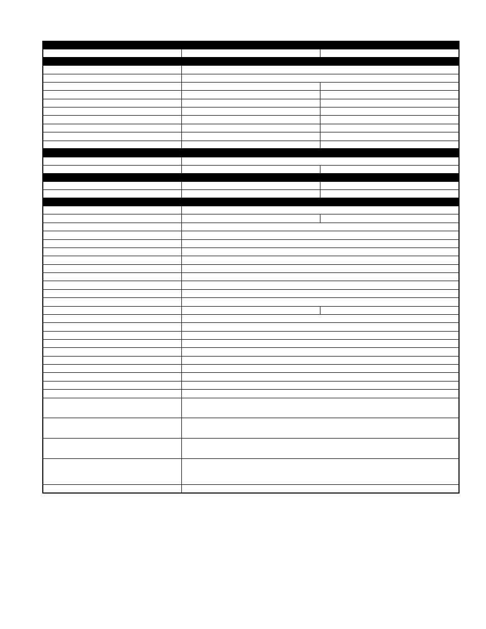 Specifications continued | Bryant SPLIT-SYSTEM 697C User Manual | Page 5 / 36