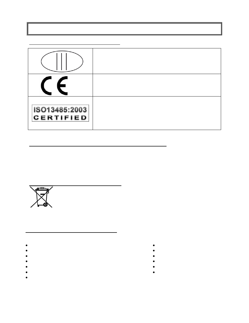 Descripción de las certificaciones, Certificaciones/conectividad/eliminación | Welch Allyn PROPLUS 2650KGWA Health-o-Meter Professional Scale - User Manual User Manual | Page 17 / 158