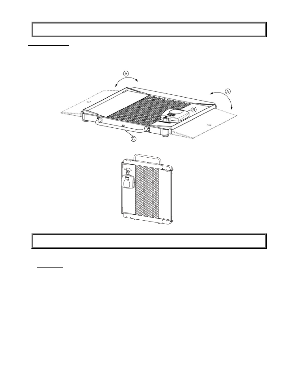 Pesée d'un patient, Reglage/transport, Instructions de demarrage rapide | Welch Allyn PROPLUS 2650KGWA Health-o-Meter Professional Scale - User Manual User Manual | Page 32 / 158