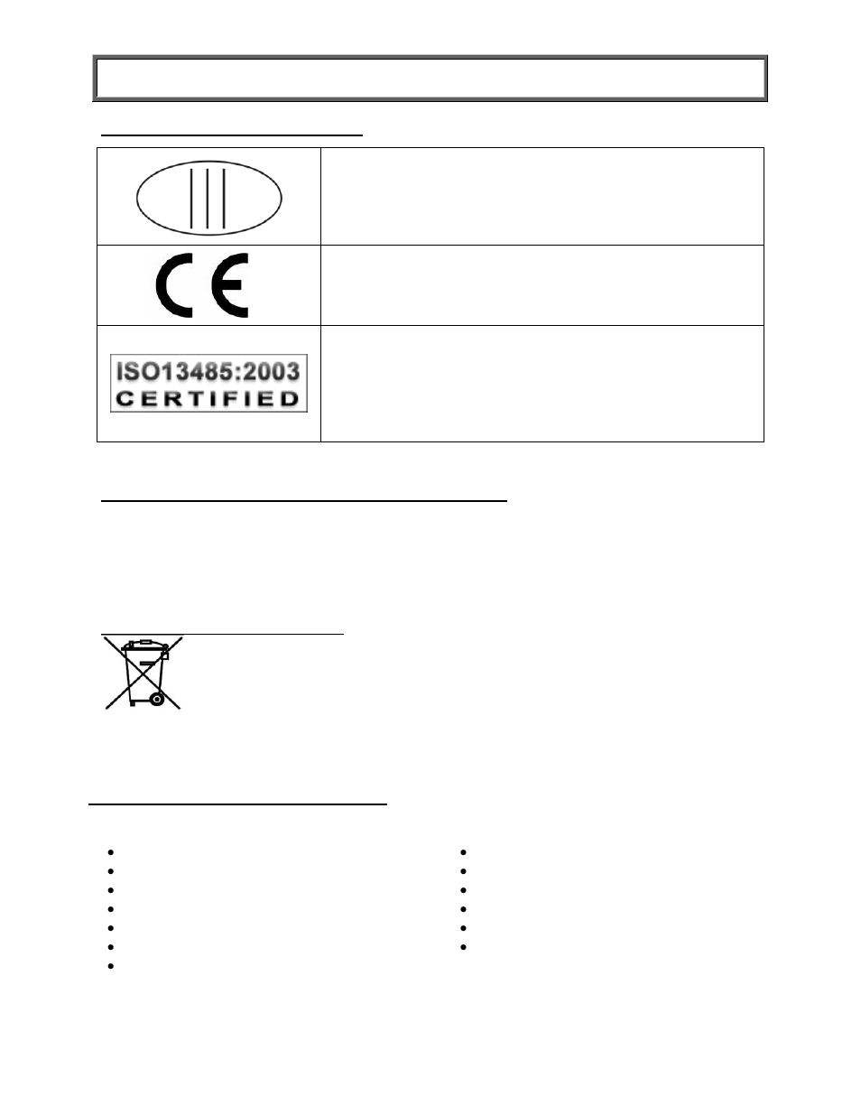 Certification descriptions, Certifications / connectivity / disposal | Welch Allyn PROPLUS 2650KGWA Health-o-Meter Professional Scale - User Manual User Manual | Page 5 / 158