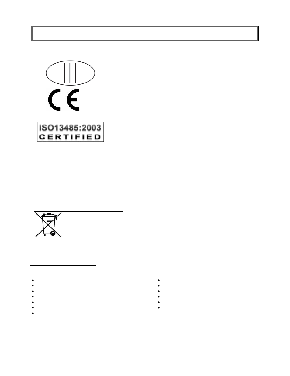 Sertifikaatiokuvaukset, Sertifikaatiot / liitettävyys / hävittäminen | Welch Allyn PROPLUS 2650KGWA Health-o-Meter Professional Scale - User Manual User Manual | Page 89 / 158