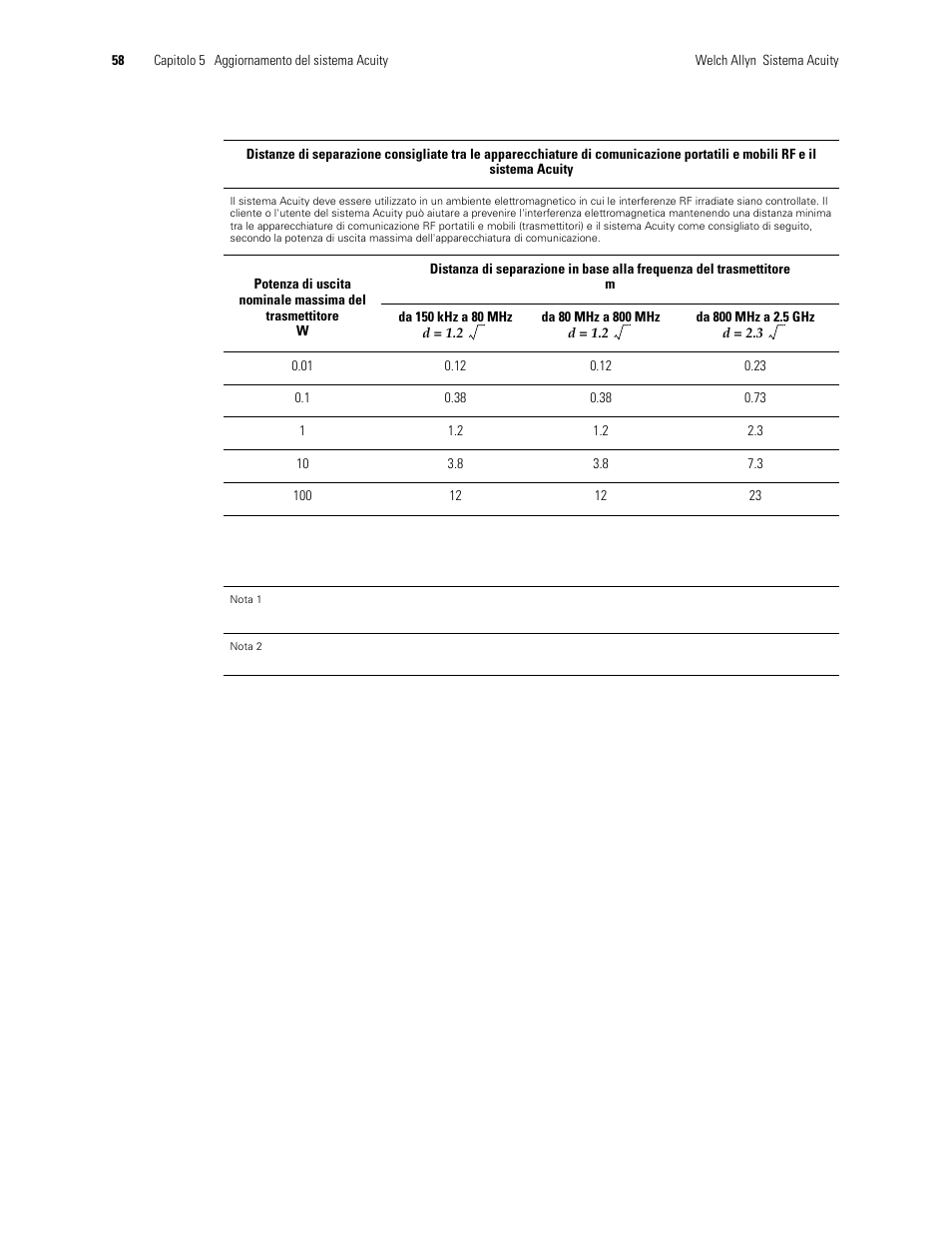 Welch Allyn Acuity 6.31.01 User Manual Update - User Manual User Manual | Page 62 / 64
