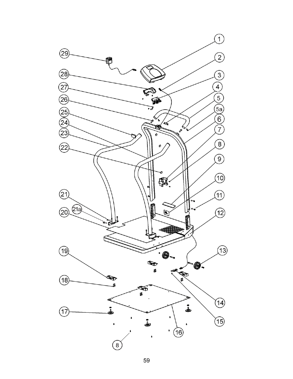 Visning af vægten i detaljer | Welch Allyn PROPLUS 2101KGWA Health-o-Meter Professional Scales - User Manual User Manual | Page 60 / 158