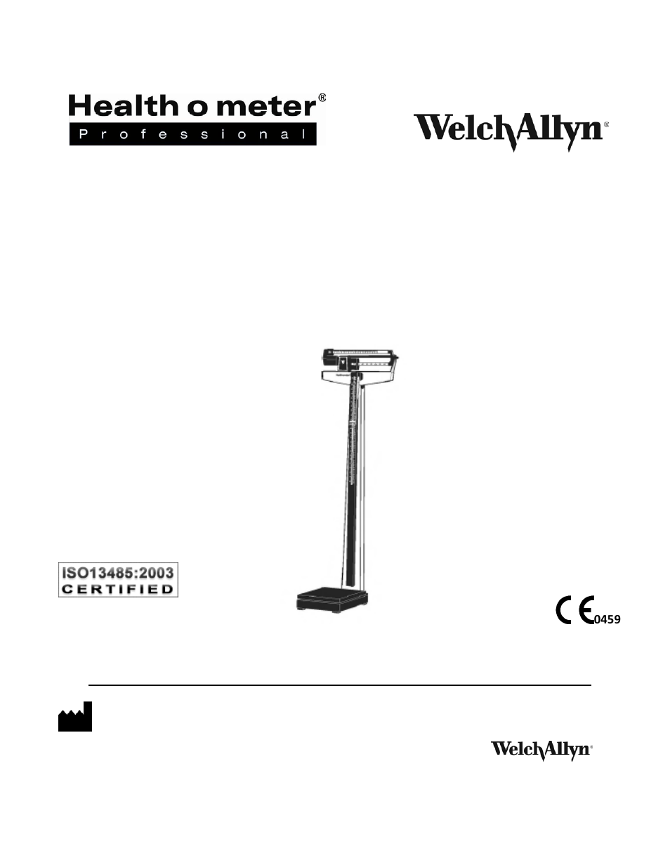 Welch Allyn 402KLWA Health-o-Meter Professional Physicians Beam Scale - User Manual User Manual | 16 pages