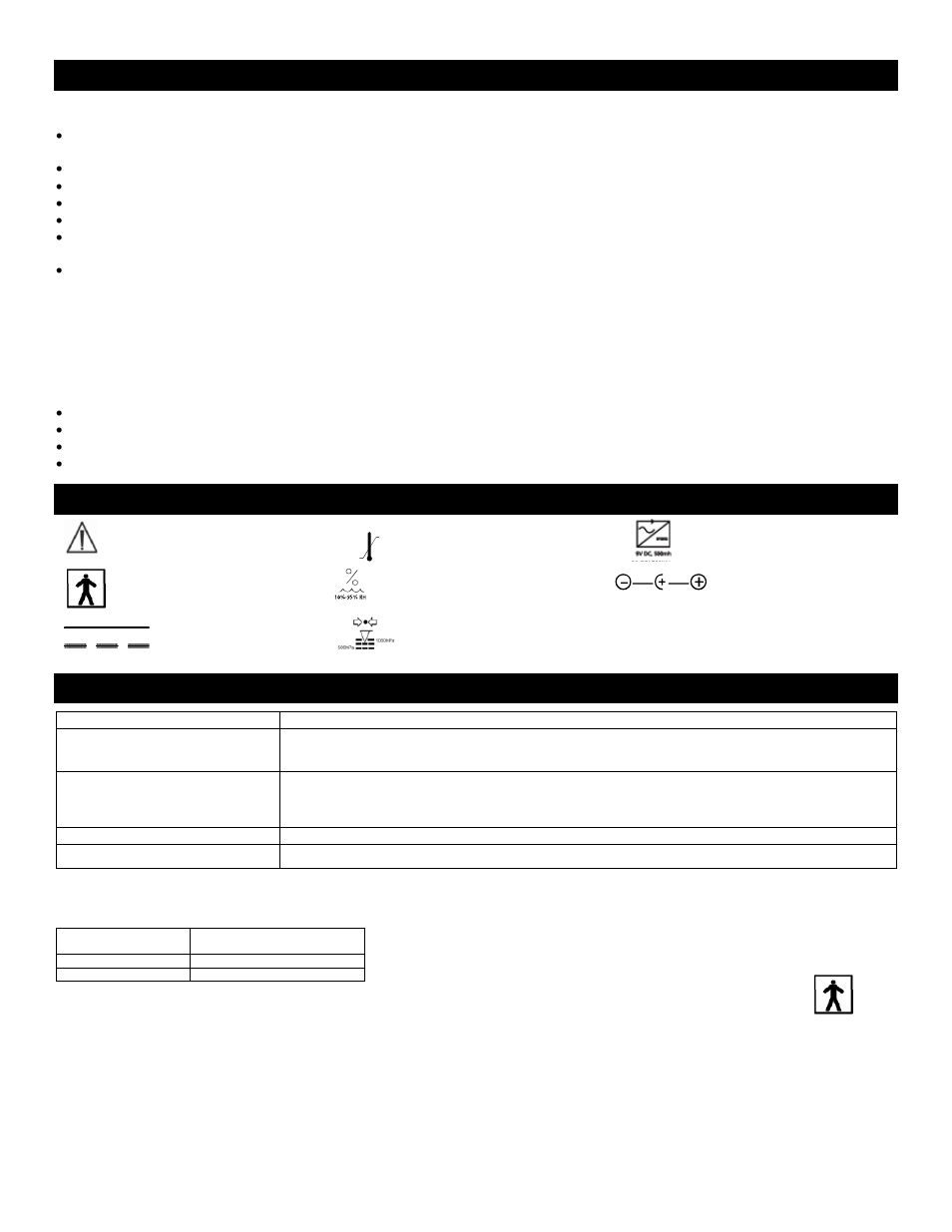 Precauciones y advertencias, Definición de símbolos, Especificaciones de la balanza 522klwa | Especificaciones de almacenamiento | Welch Allyn 522KLWA Health-o-Meter Professional Digital Pediatric Scale - User Manual User Manual | Page 9 / 26