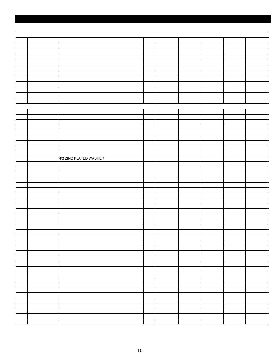 Parts list for maintenance, Scale parts for maintenance | Welch Allyn Health-o-Meter Professional Scales - User Manual User Manual | Page 11 / 132