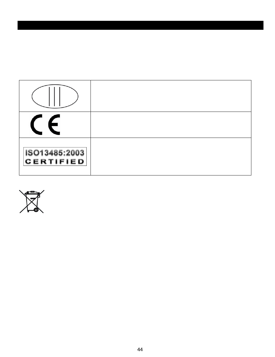 Opkobling/certificeringer | Welch Allyn Health-o-Meter Professional Scales - User Manual User Manual | Page 45 / 132