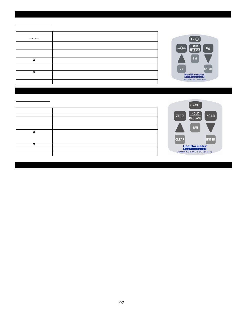 Bruksinstruksjoner (fortsatt), Bruksinstruksjoner, Vedlikehold og rengjøring | Kg-modeller, Kl-modeller | Welch Allyn Health-o-Meter Professional Scales - User Manual User Manual | Page 98 / 132