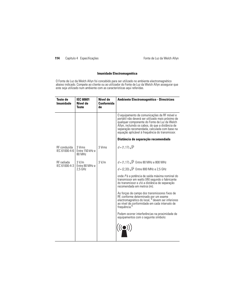 Welch Allyn Solarc Light Source - User Manual User Manual | Page 116 / 240