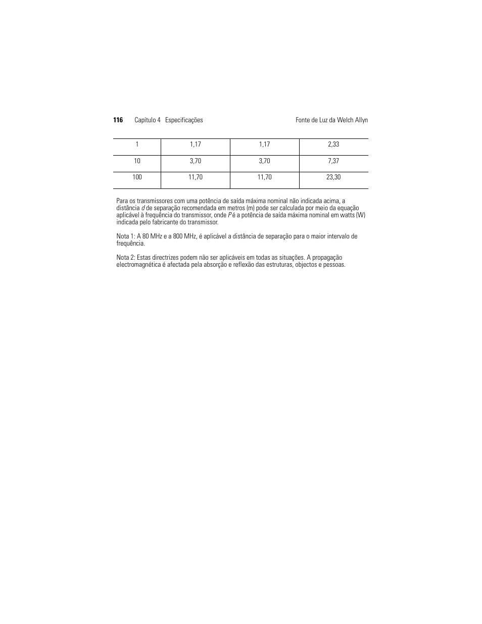 Welch Allyn Solarc Light Source - User Manual User Manual | Page 118 / 240