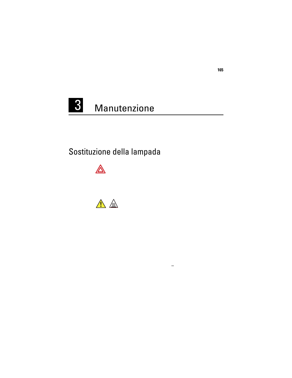 Manutenzione, Sostituzione della lampada | Welch Allyn Solarc Light Source - User Manual User Manual | Page 167 / 240
