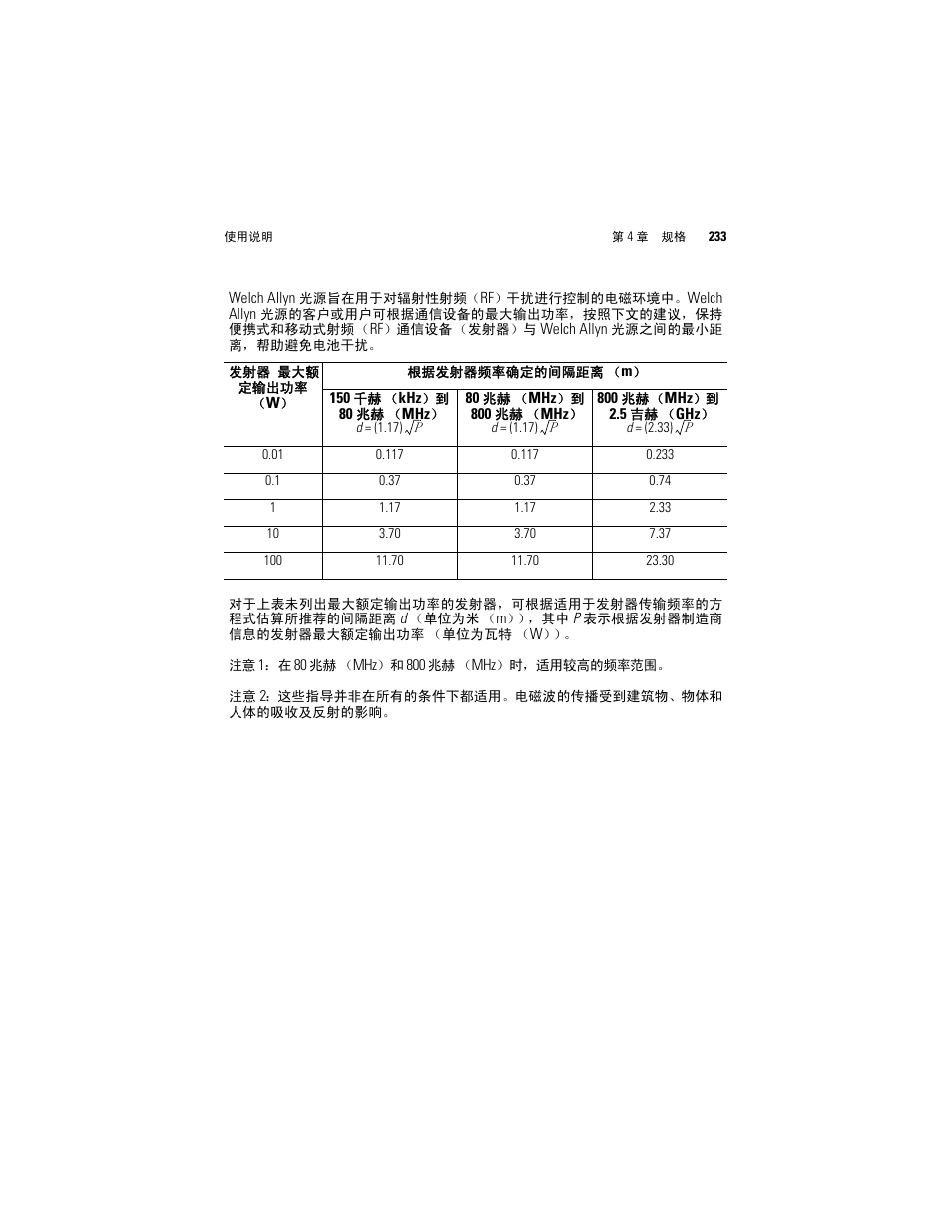 Welch Allyn Solarc Light Source - User Manual User Manual | Page 235 / 240