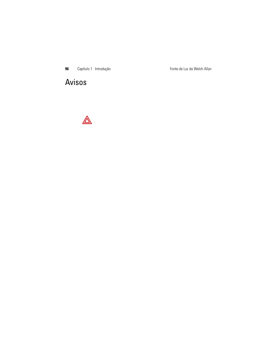 Avisos | Welch Allyn Solarc Light Source - User Manual User Manual | Page 98 / 240