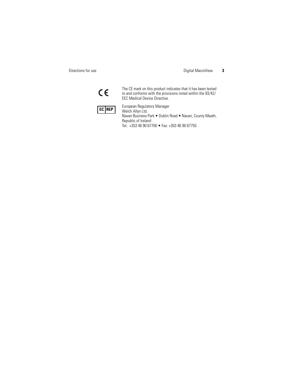 Welch Allyn Digital MacroView Otoscope - User Manual User Manual | Page 11 / 476