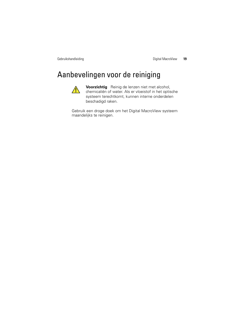 Aanbevelingen voor de reiniging | Welch Allyn Digital MacroView Otoscope - User Manual User Manual | Page 219 / 476