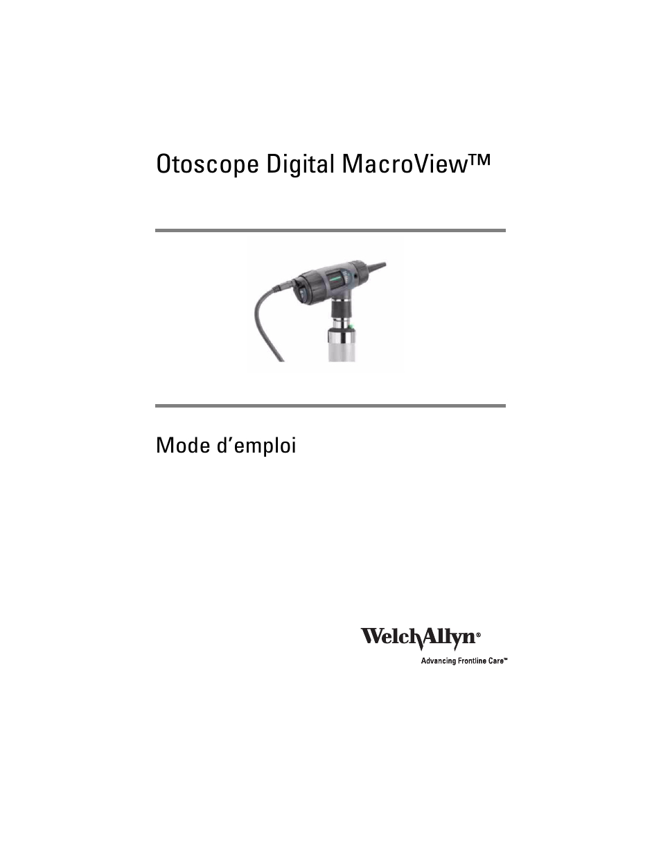 Welch Allyn Digital MacroView Otoscope - User Manual User Manual | Page 261 / 476