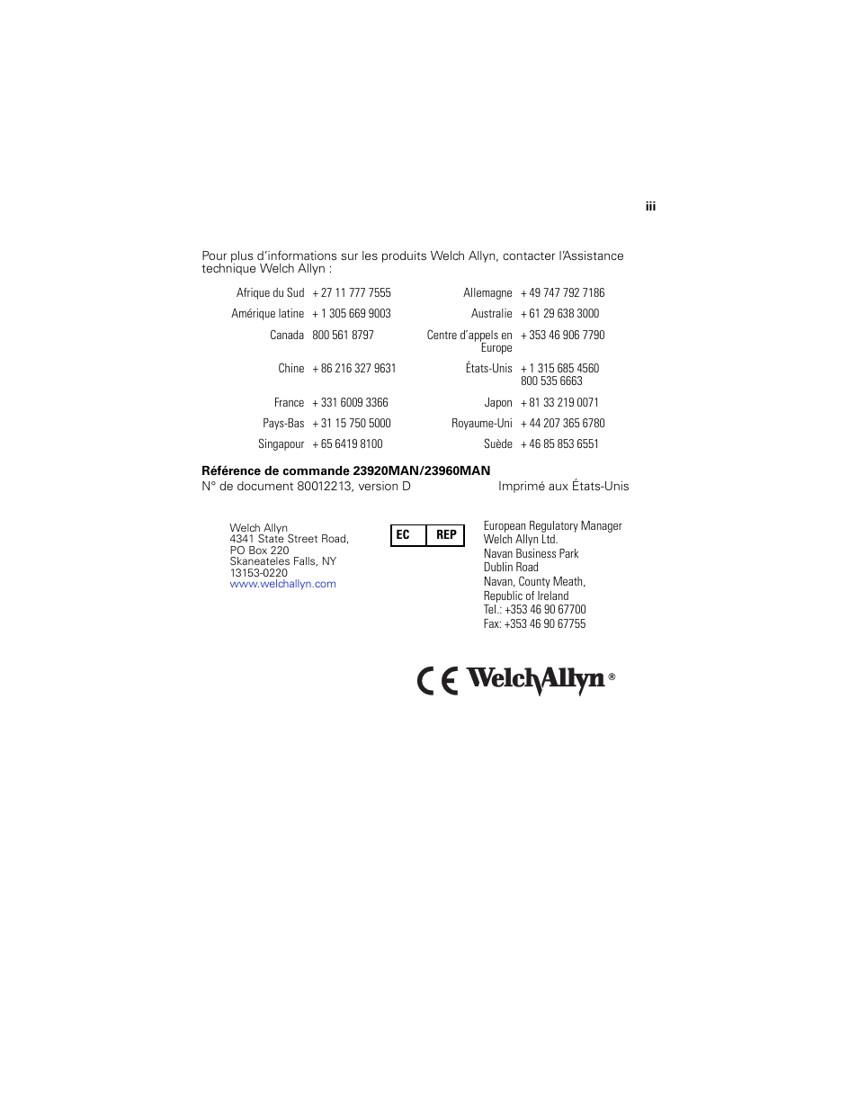 Welch Allyn Digital MacroView Otoscope - User Manual User Manual | Page 263 / 476