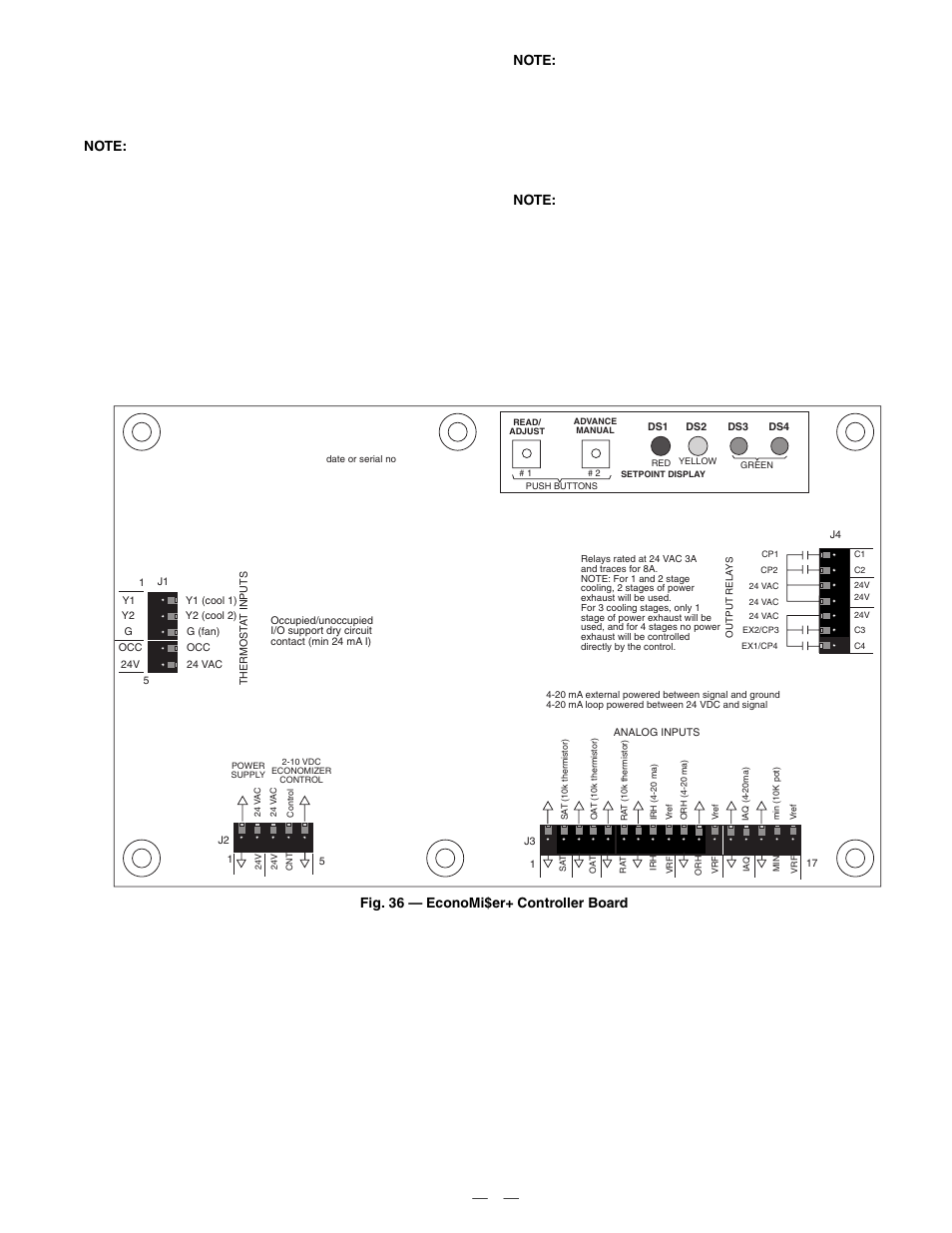 Fig. 36 — economi$er+ controller board | Bryant 580F User Manual | Page 53 / 80