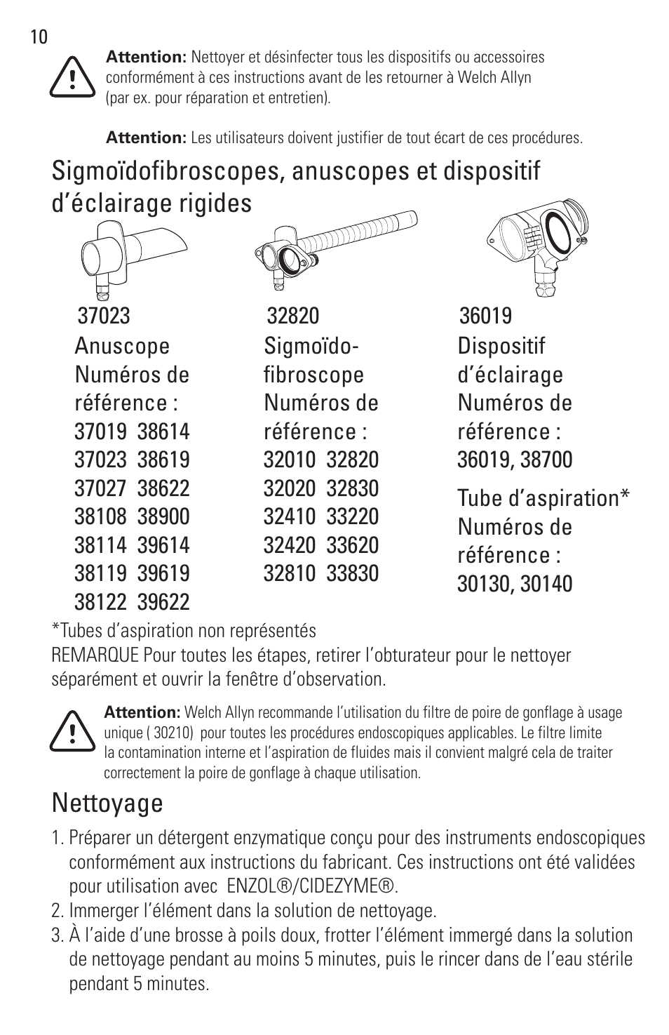 Welch Allyn Rigid Reusable & Single Use Sigmoidoscopes, Anoscopes and Accessories - User Manual User Manual | Page 12 / 82