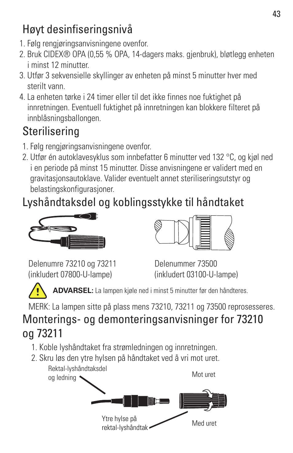 Welch Allyn Rigid Reusable & Single Use Sigmoidoscopes, Anoscopes and Accessories - User Manual User Manual | Page 45 / 82