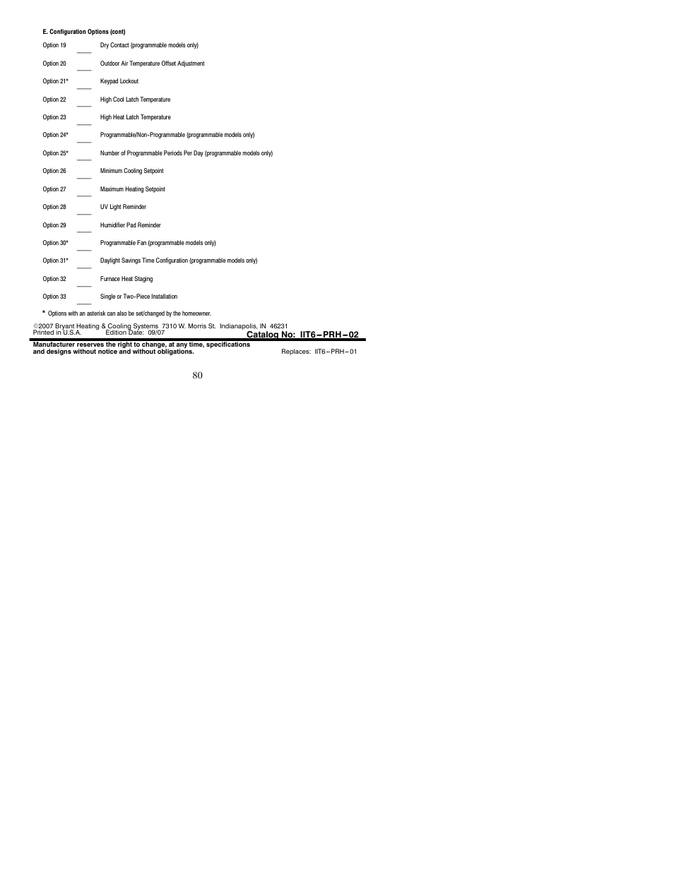 Bryant PREFERREDT A07045 User Manual | Page 80 / 80