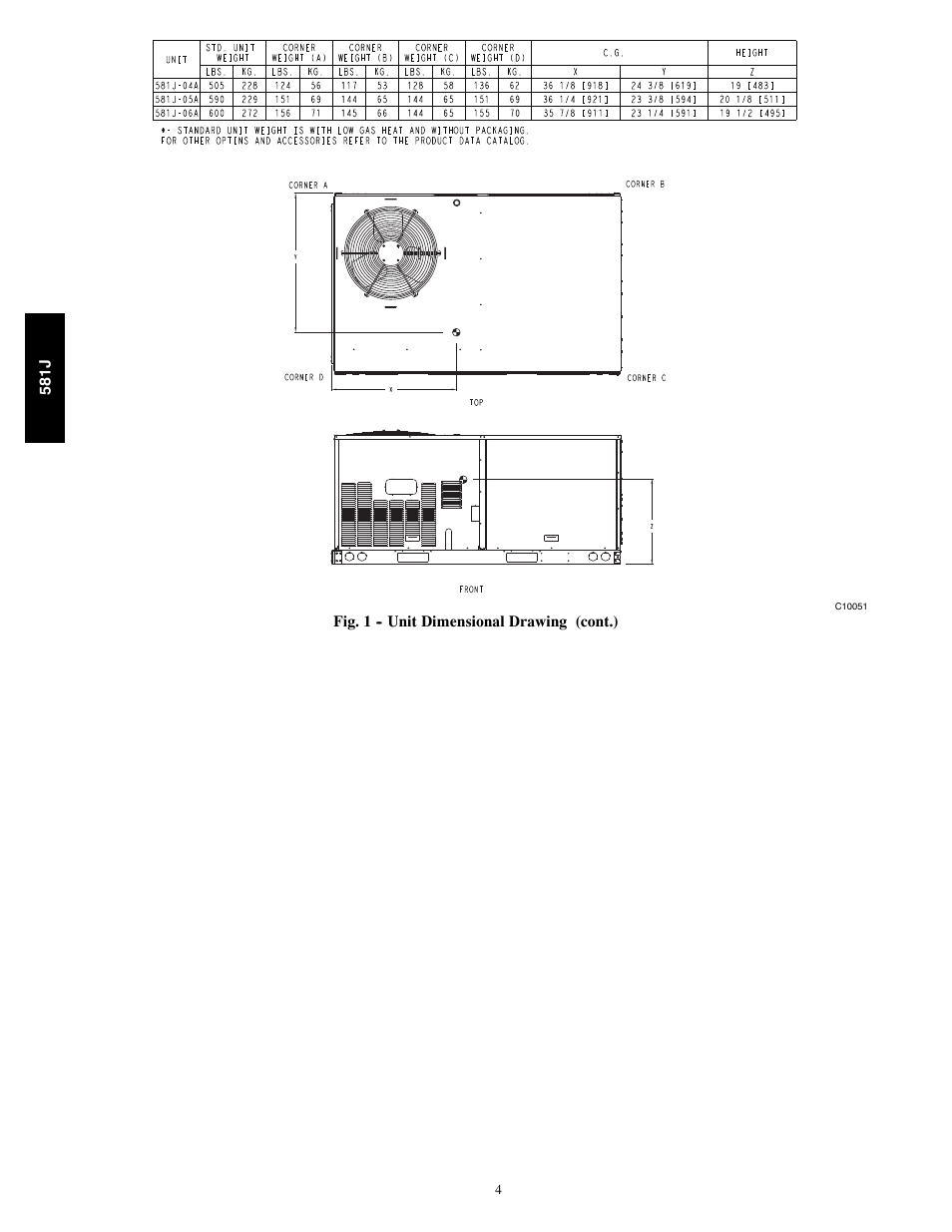 Bryant PURON 581J User Manual | Page 4 / 40