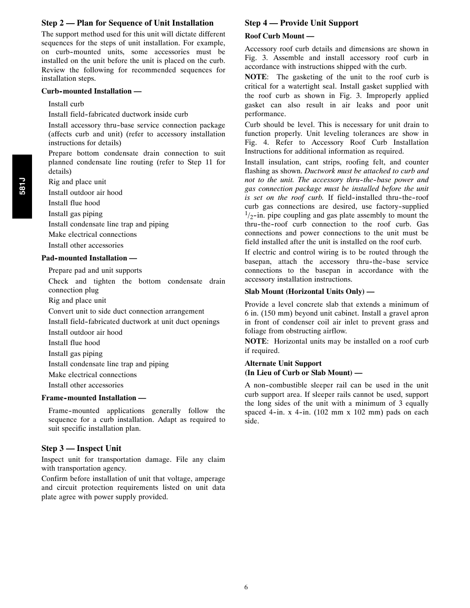 Bryant PURON 581J User Manual | Page 6 / 40