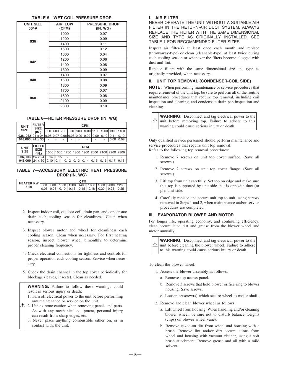 Bryant 564A User Manual | Page 16 / 20