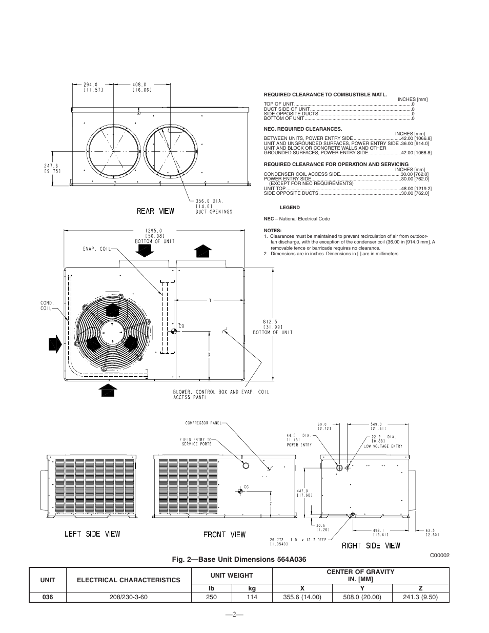 Bryant 564A User Manual | Page 2 / 20