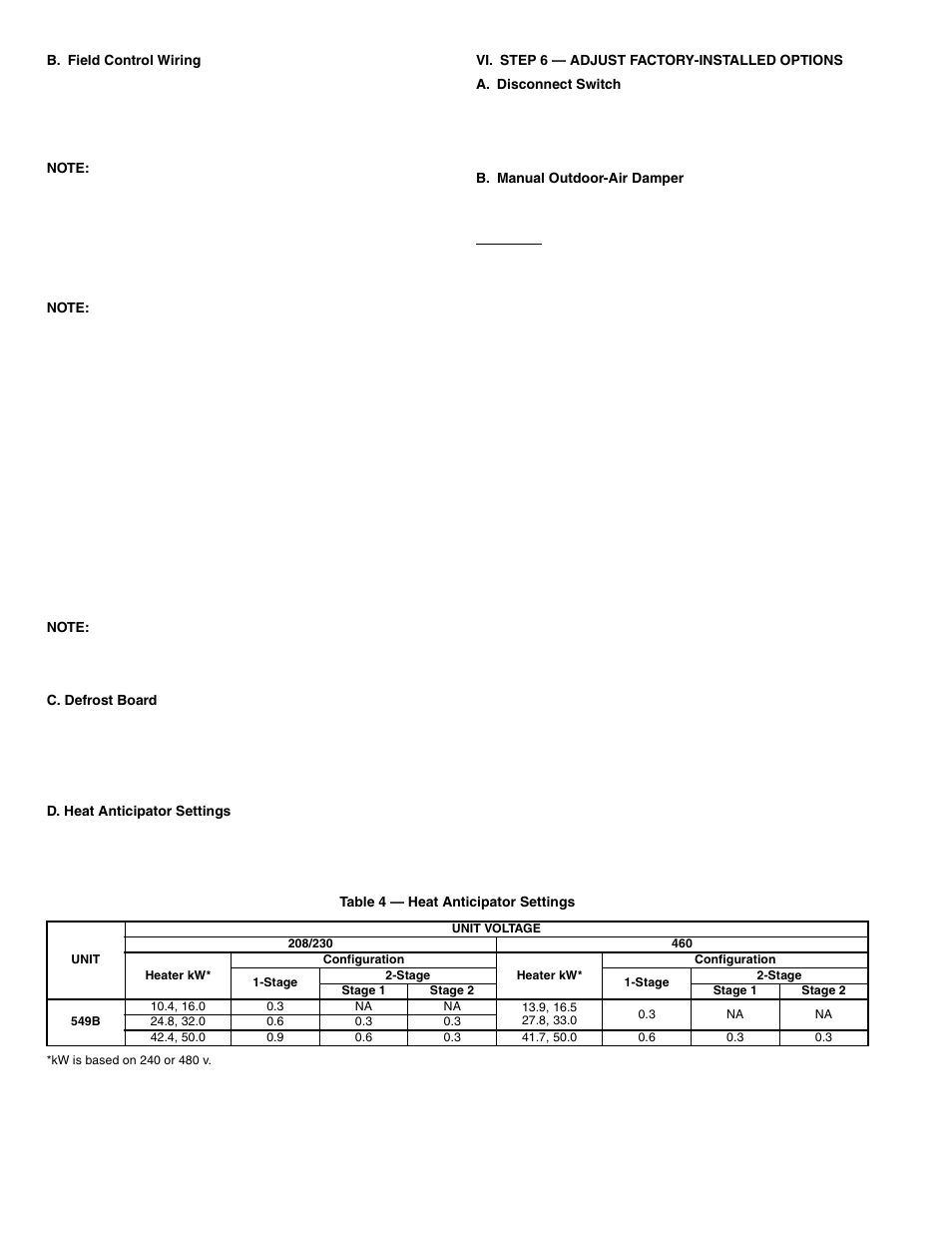 Bryant 549B User Manual | Page 10 / 48