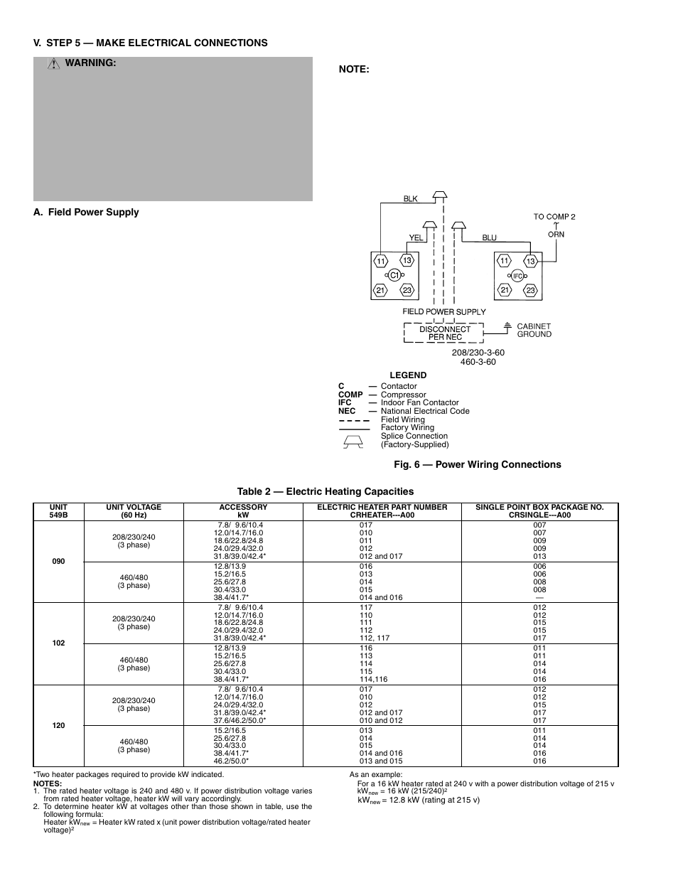 Bryant 549B User Manual | Page 6 / 48