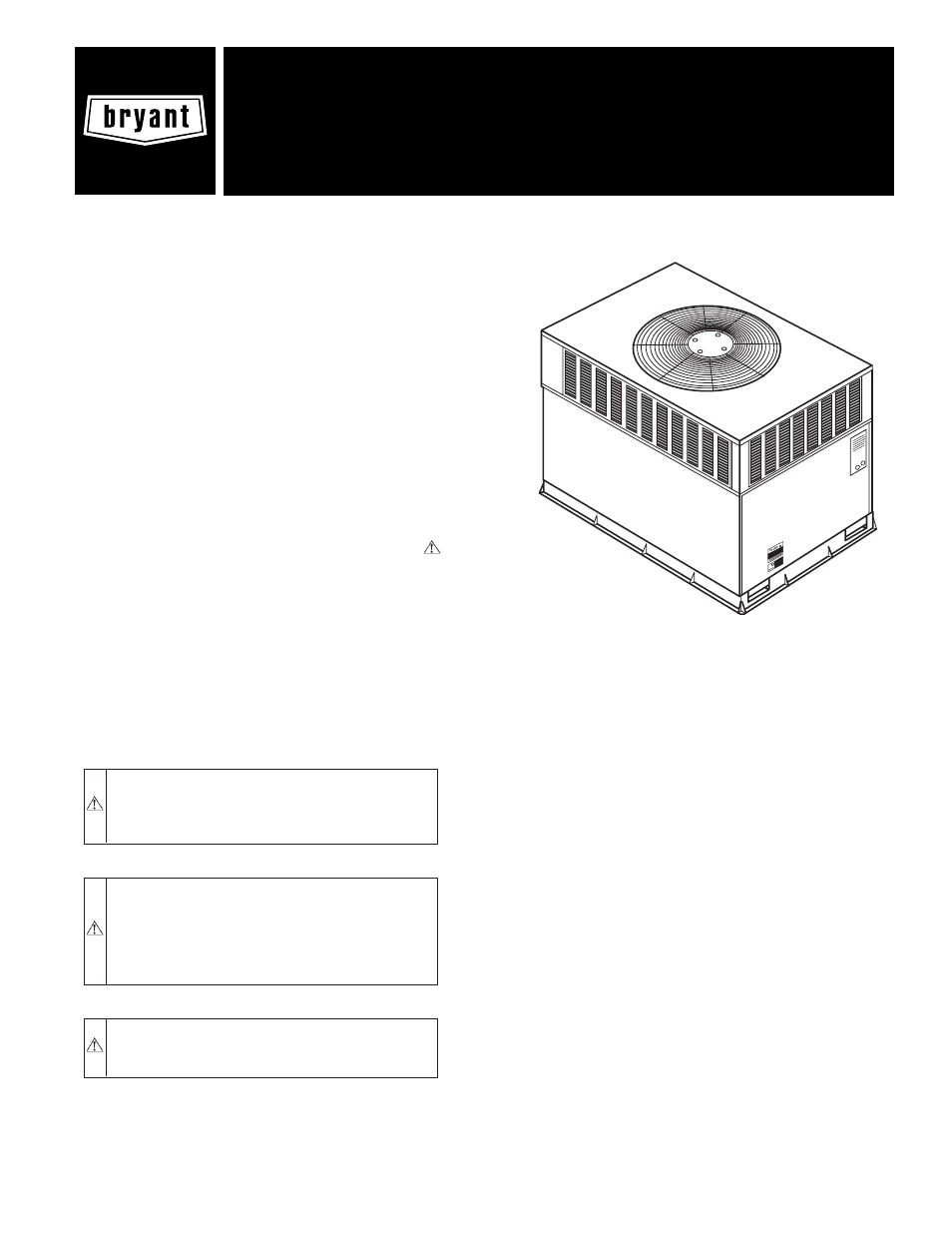 Bryant 604B User Manual | 4 pages