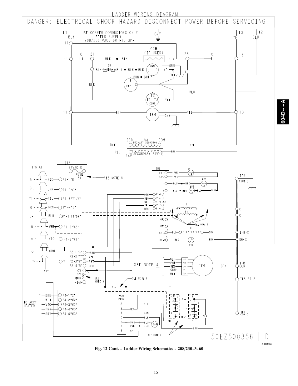 Bryant 604D--A User Manual | Page 15 / 52