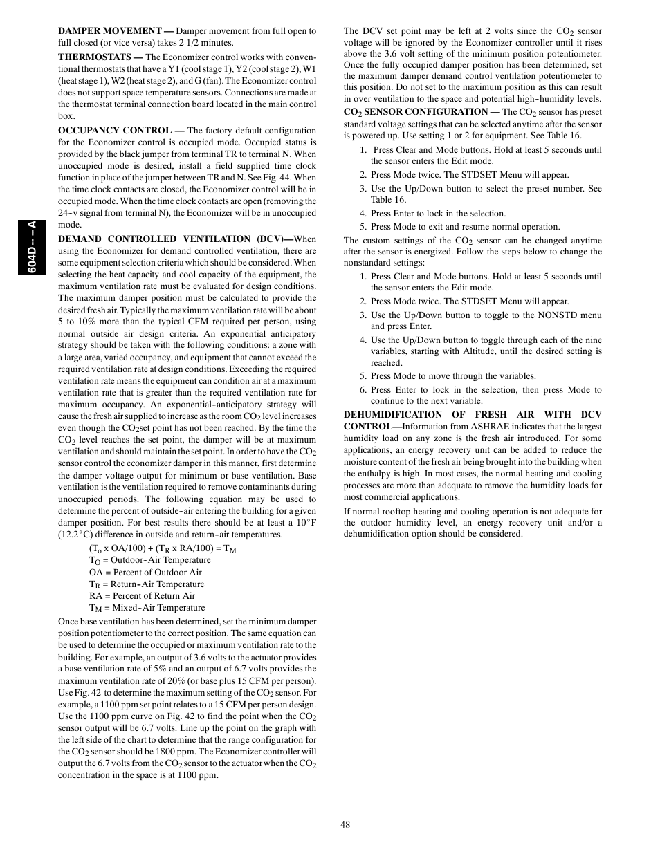 Bryant 604D--A User Manual | Page 48 / 52