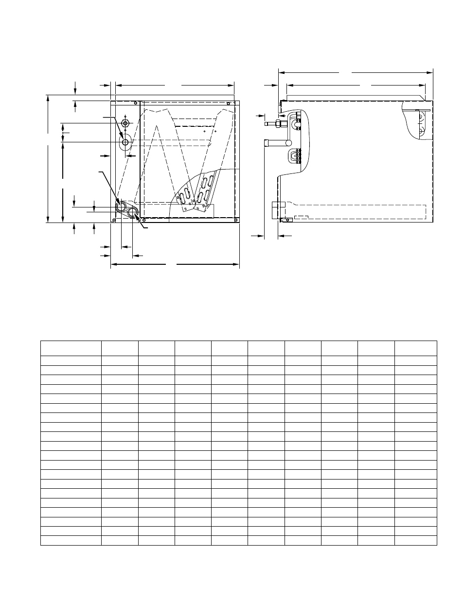 Dimensions (in.) | Bryant CK5A User Manual | Page 3 / 8