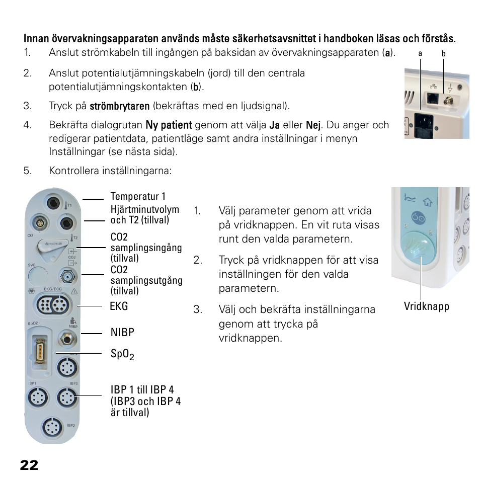 Welch Allyn 1500 Patient Monitor Software version 1.4.X, - Quick Reference Guide User Manual | Page 22 / 28