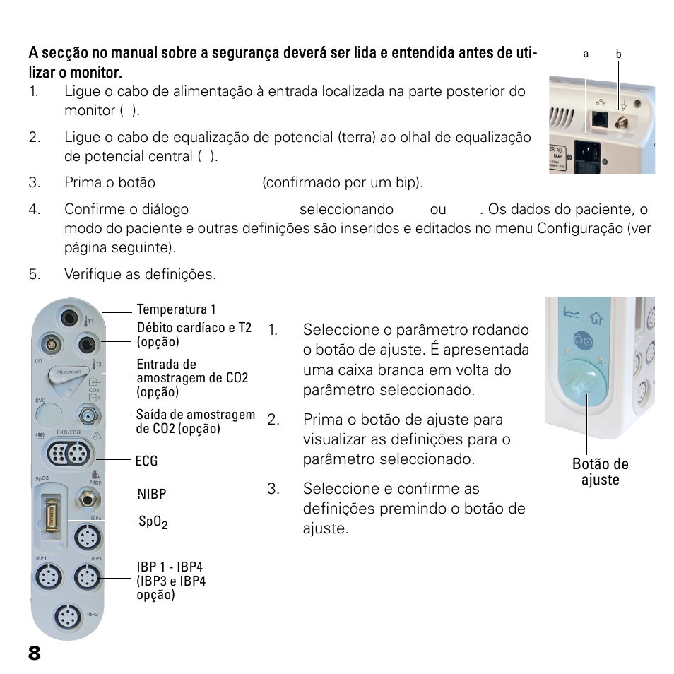Welch Allyn 1500 Patient Monitor Software version 1.4.X, - Quick Reference Guide User Manual | Page 8 / 28