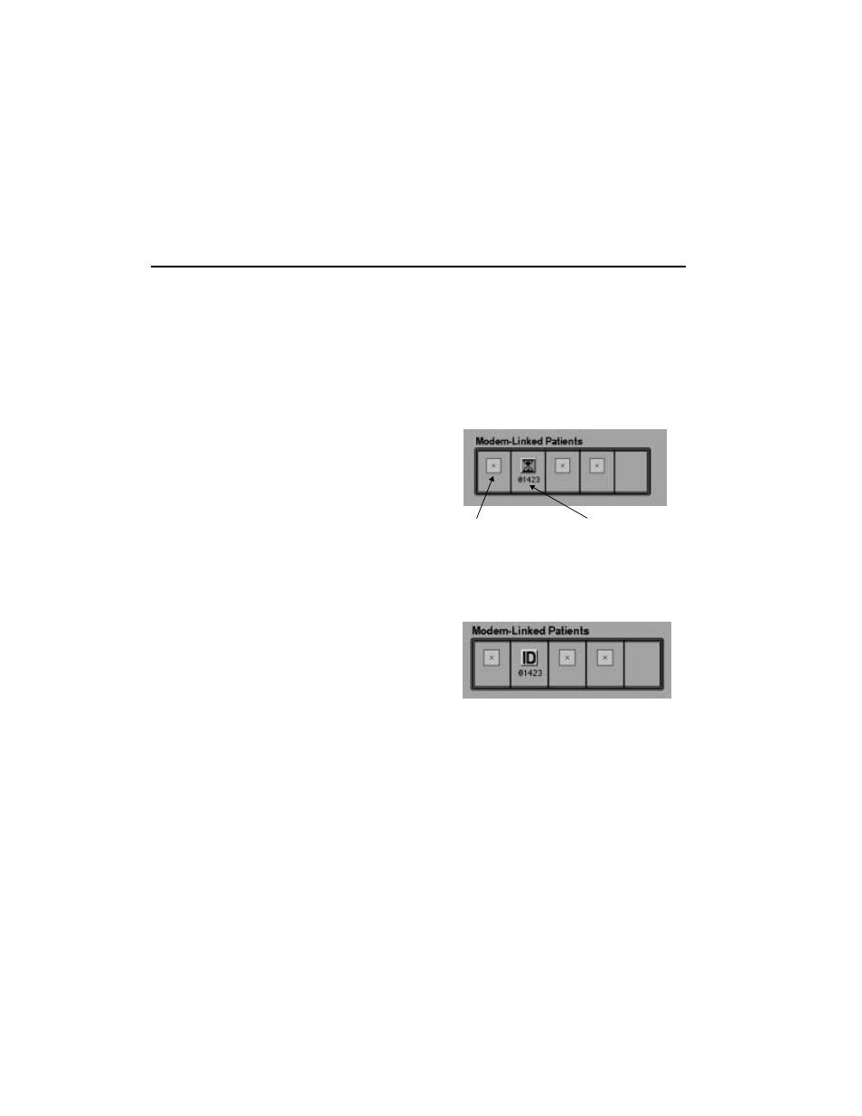 Acuity central monitor and modem-propaq patients | Welch Allyn Modem-Propaq - Quick Reference Guide User Manual | Page 16 / 52