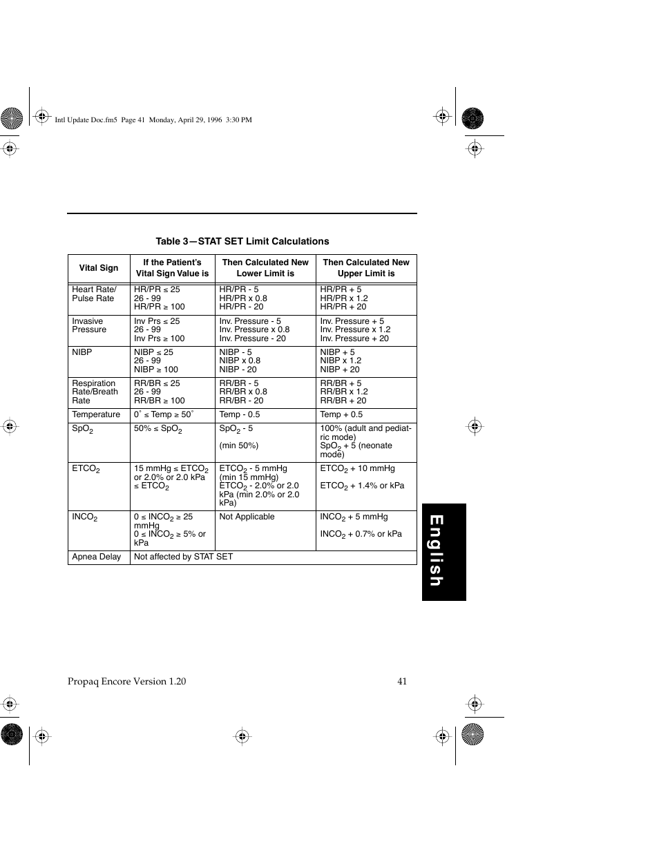 English | Welch Allyn Propaq Encore Update - Quick Reference Guide User Manual | Page 43 / 60