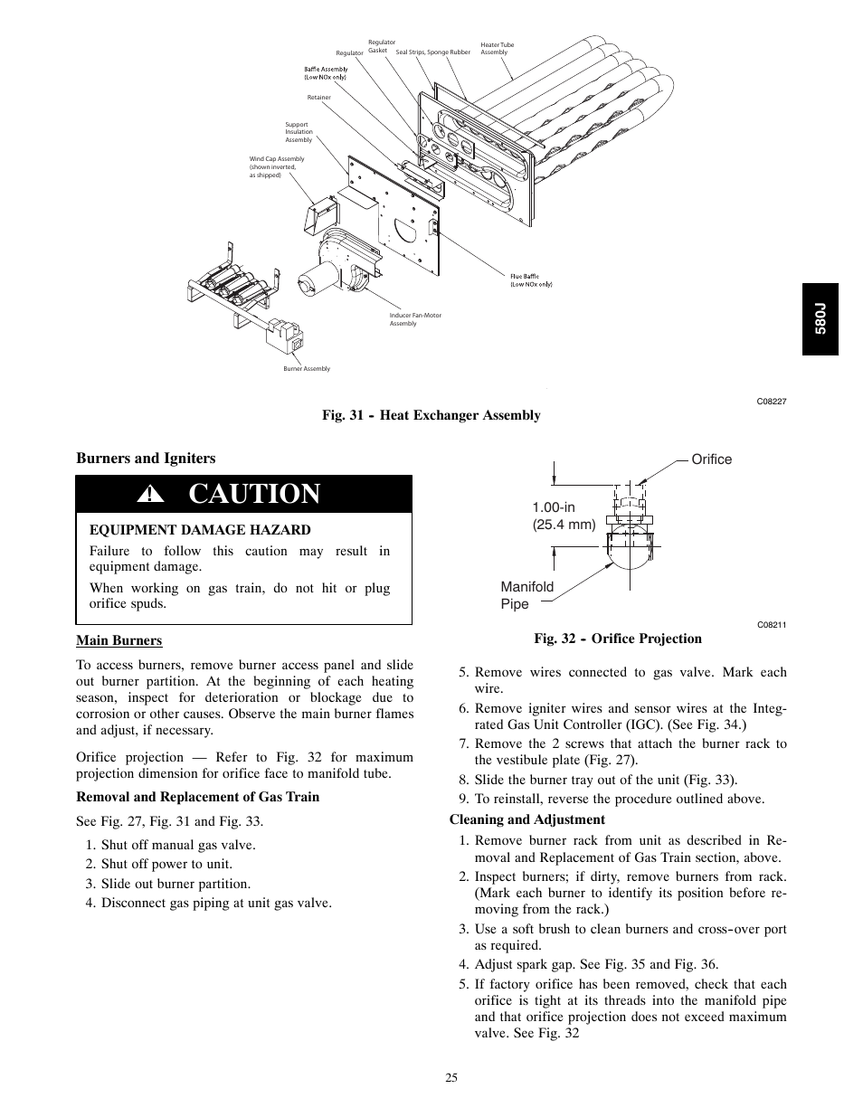 Caution | Bryant 580J*04--12 User Manual | Page 25 / 73