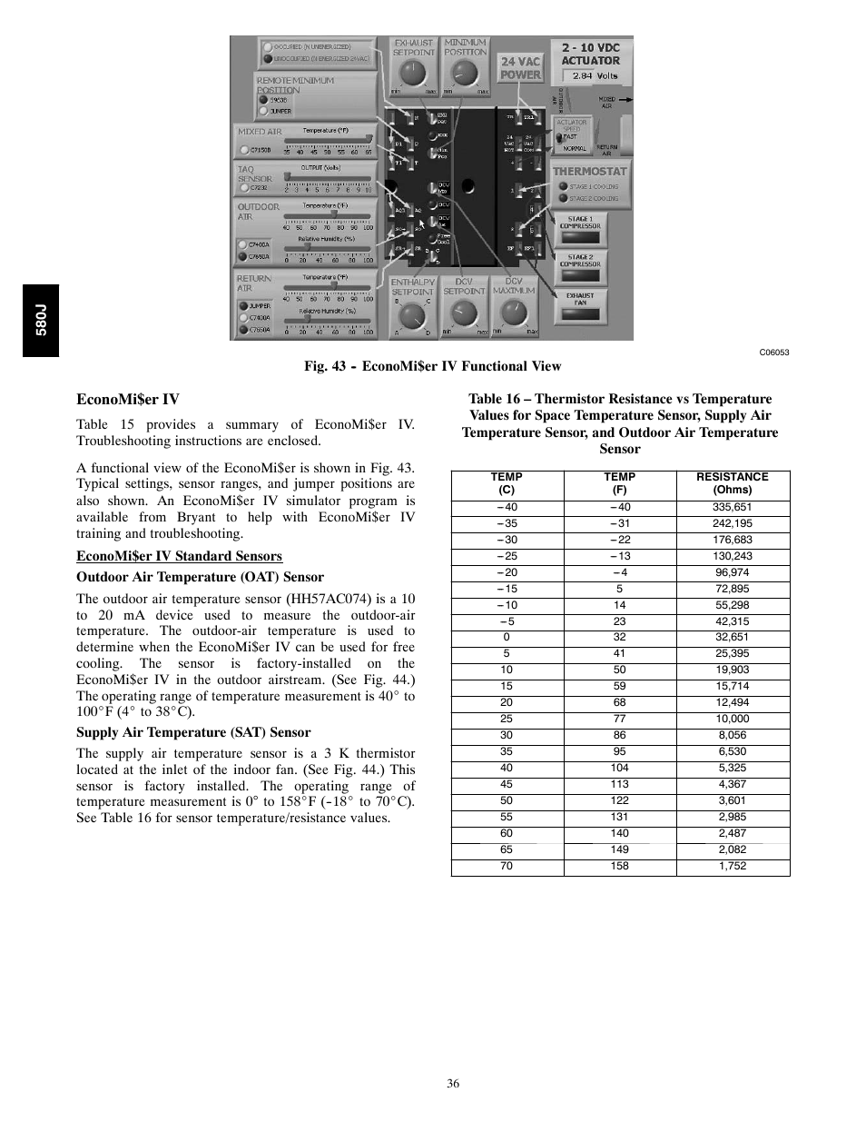 Economi$er iv | Bryant 580J*04--12 User Manual | Page 36 / 73