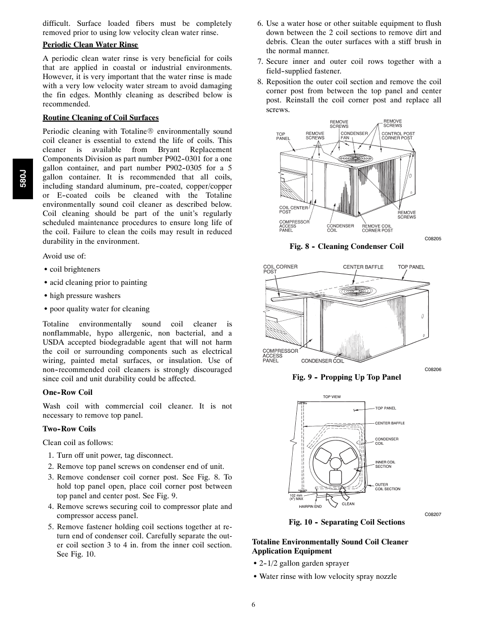 Bryant 580J*04--12 User Manual | Page 6 / 73