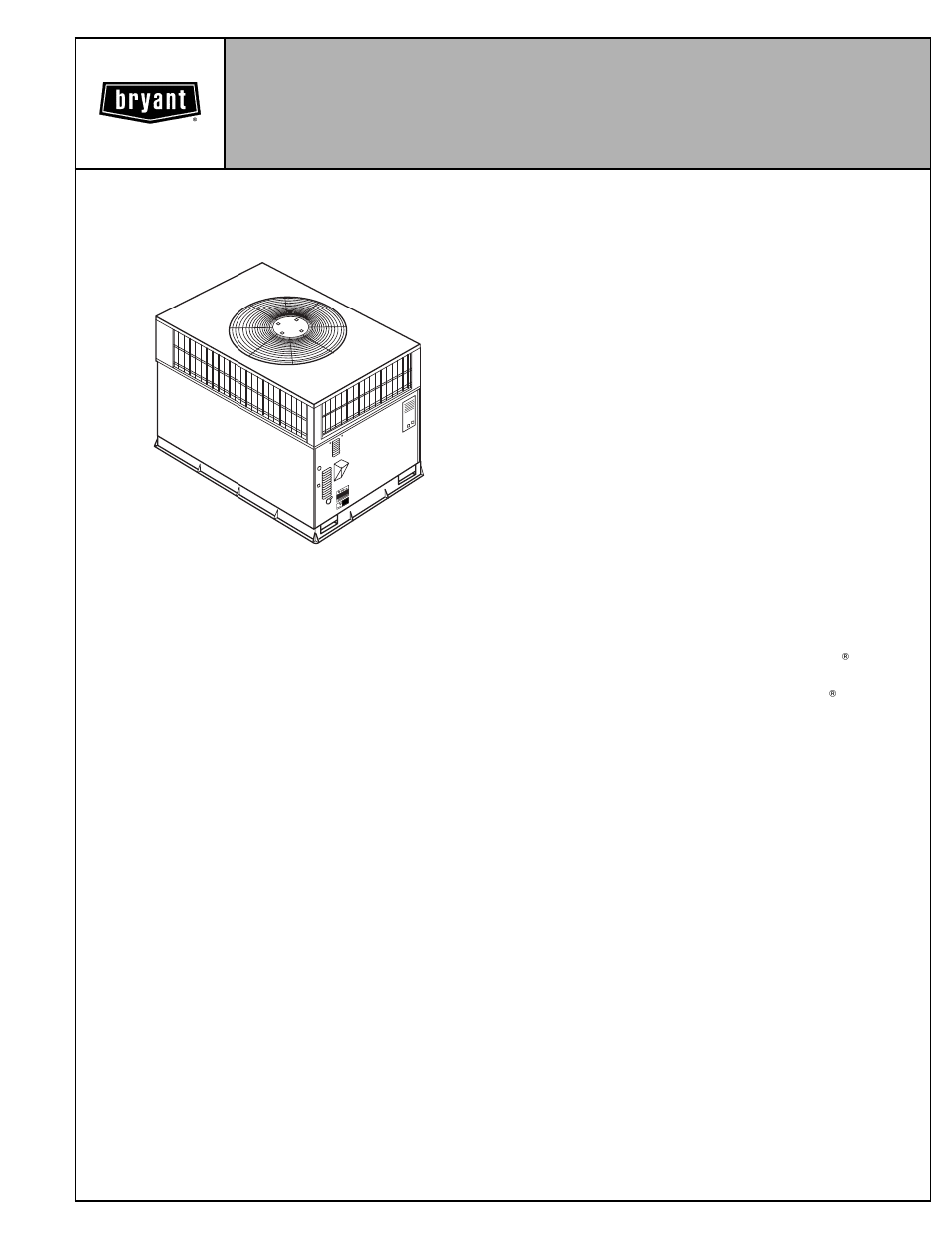 Bryant 583A User Manual | 28 pages