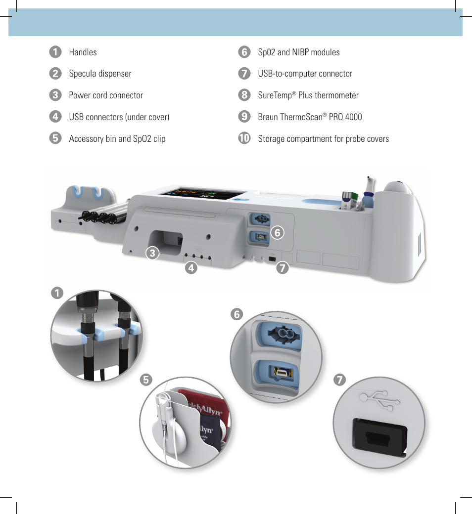 Welch Allyn Connex Integrated Wall System, CIWS - Quick Reference Guide User Manual | Page 5 / 6