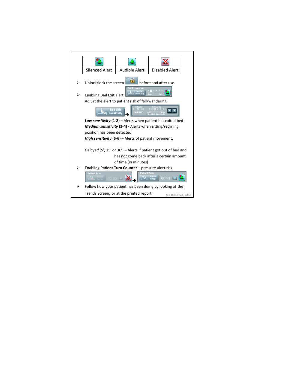 Welch Allyn Earlysense - Pocket Guide - Quick Reference Guide User Manual | Page 2 / 2