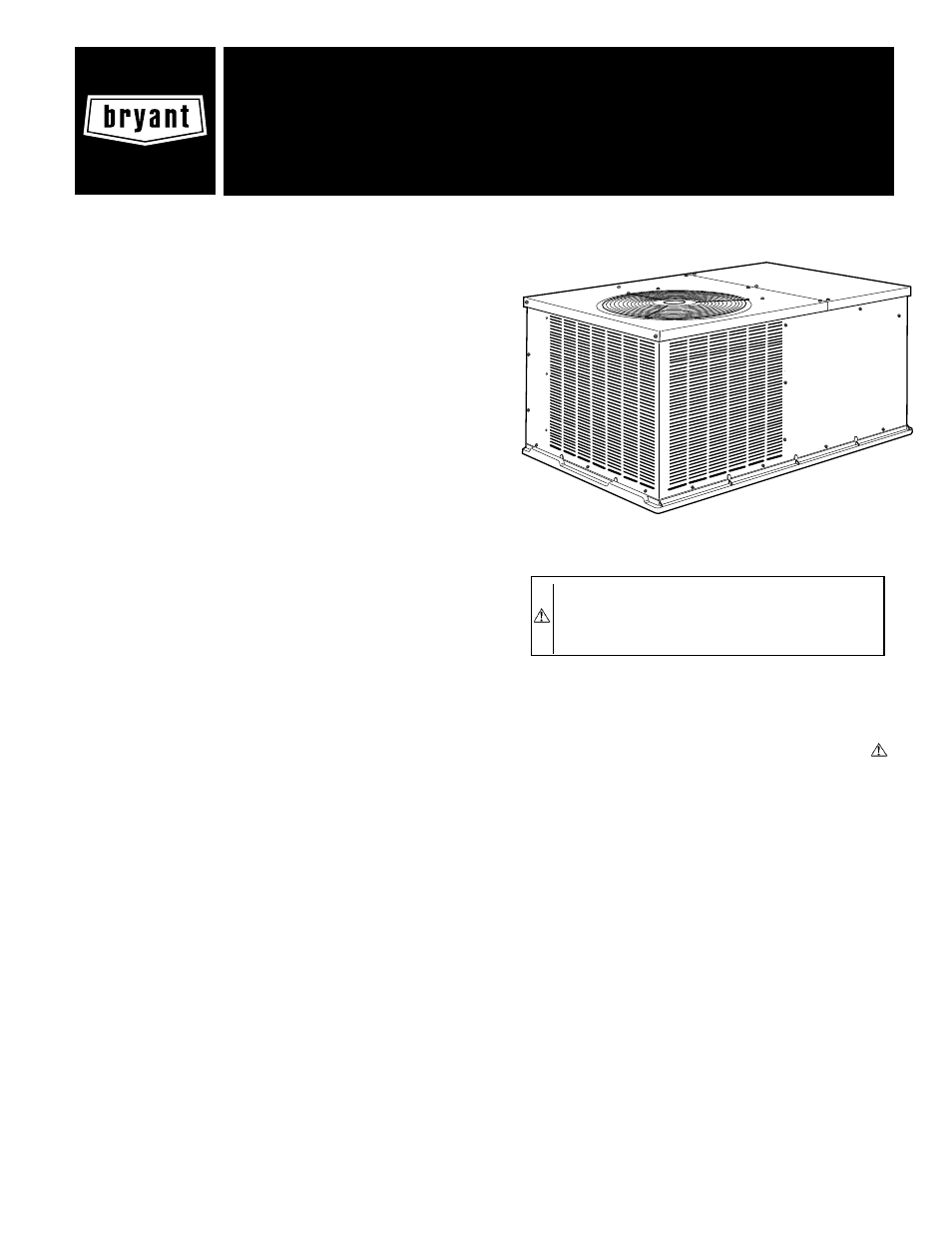 Bryant AIR CONDITIONERS 564A User Manual | 20 pages