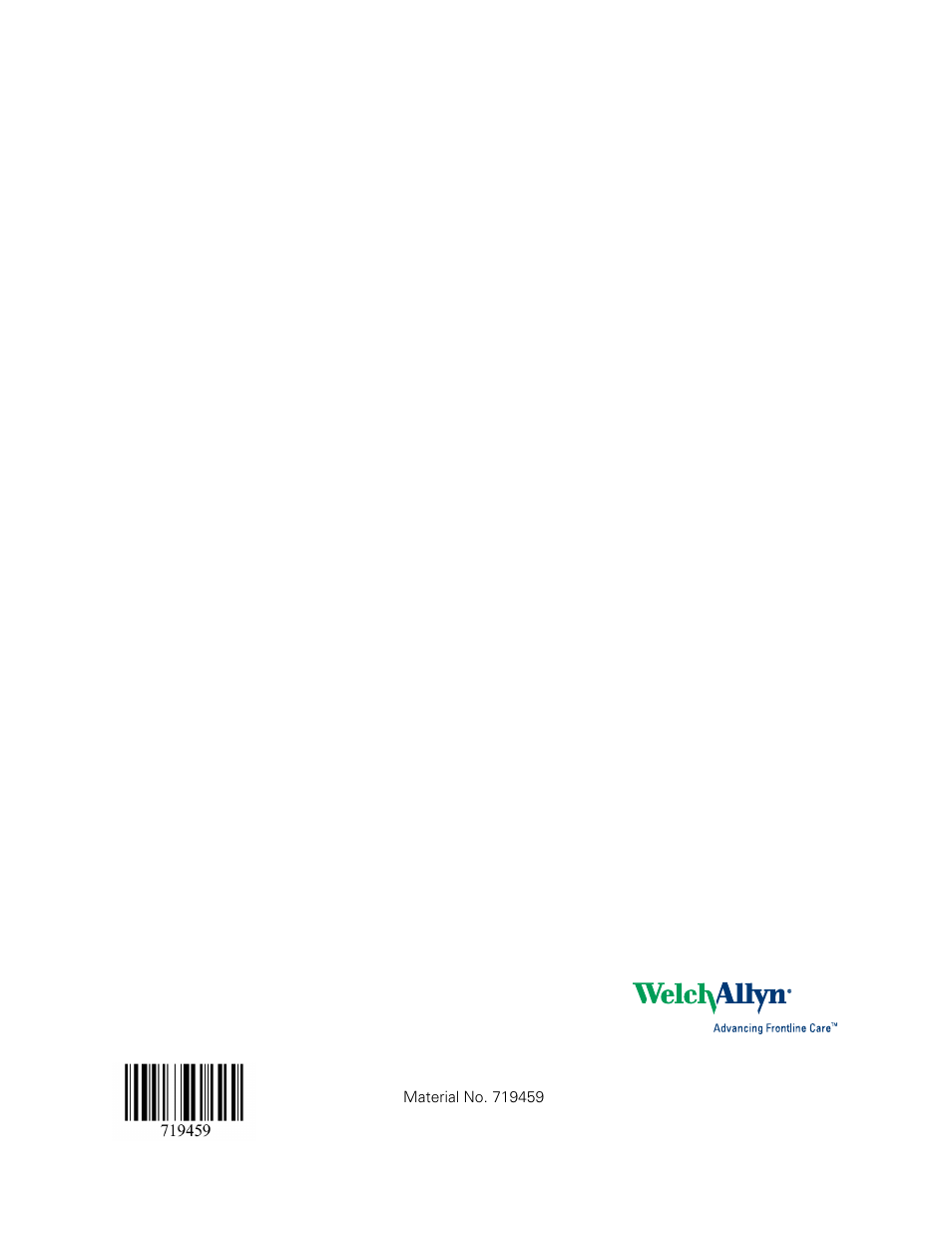 Welch Allyn CP150 - Quick Reference Guide User Manual | Page 24 / 24