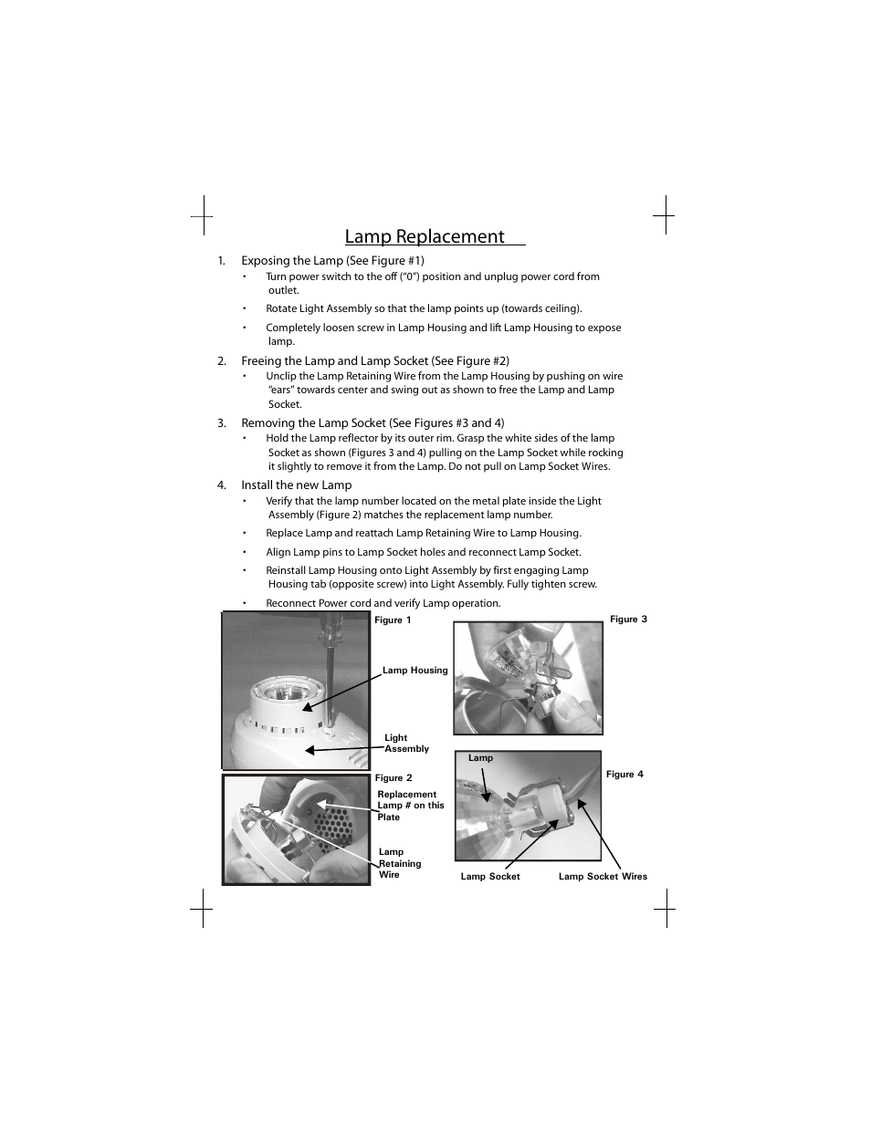 Lamp replacement | Welch Allyn LS135 and LS150 Exam Light, Lamp Replacement Instructions - Quick Reference Guide User Manual | Page 2 / 2