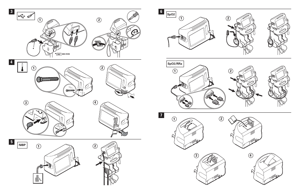 Welch Allyn Connex Vital Signs Monitor, Startup Guide, Hardcopy, VSM6000 - Quick Reference Guide User Manual | Page 2 / 2