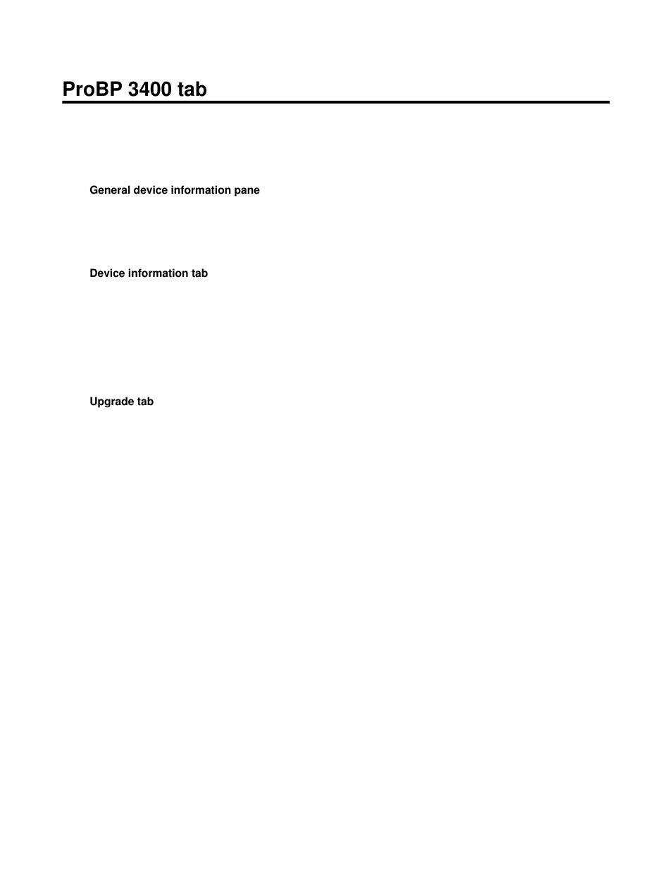 Probp 3400 tab | Welch Allyn Connex ProBP 3400 Digital Blood Pressure Device - Quick Reference Guide User Manual | Page 3 / 11